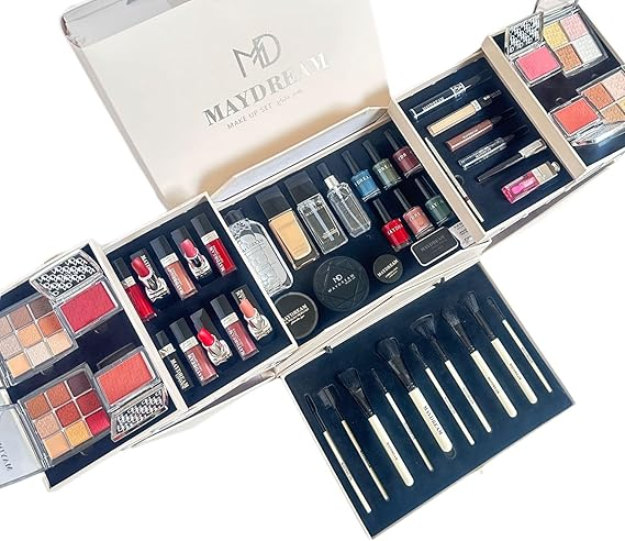 بوكس مكياج Mi Dream الكامل – أدوات تجميل متعددة وسهلة الاستخدام