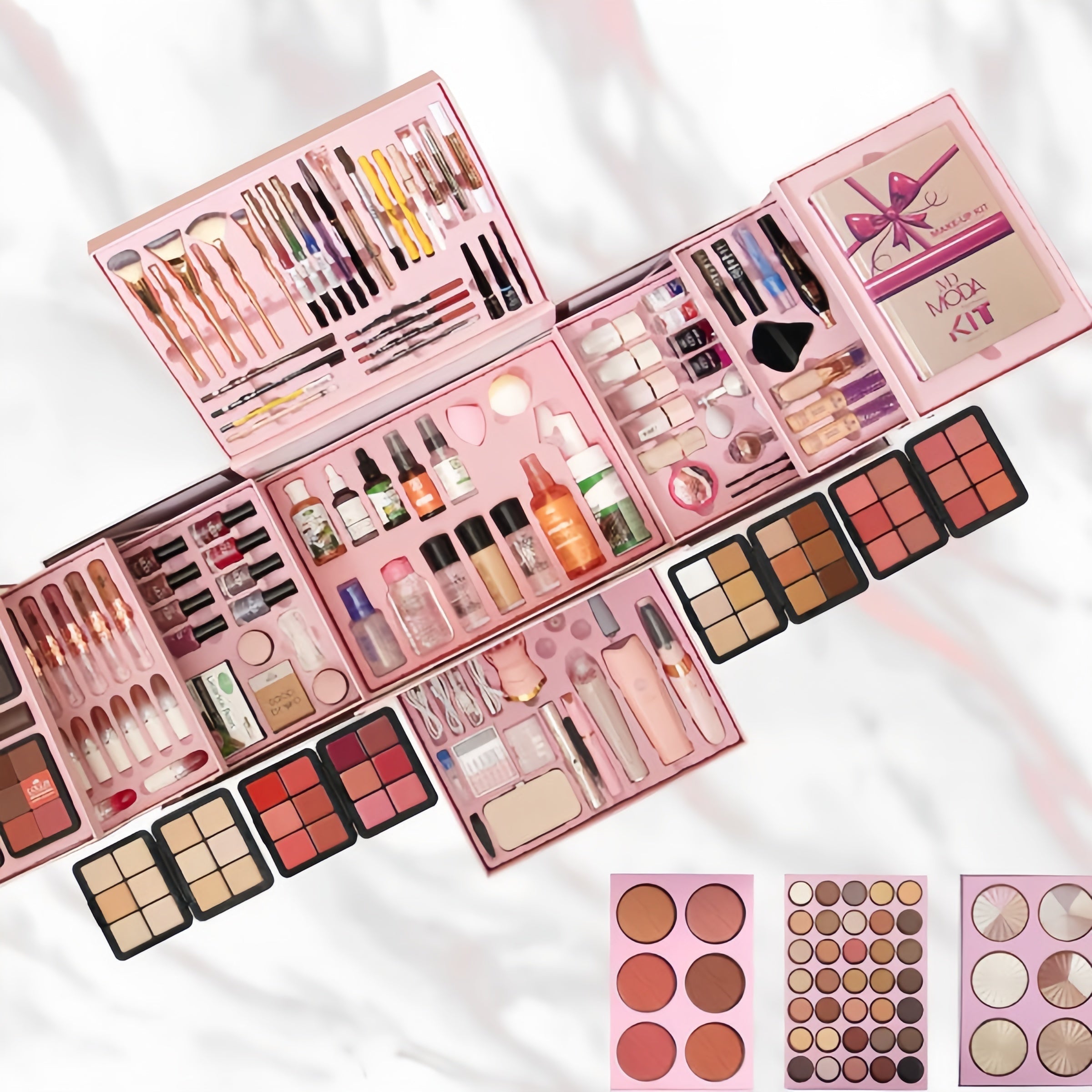 الصندوق المتقدم – 140 قطعة متكاملة لتجربة مكياج وعناية لا مثيل لها