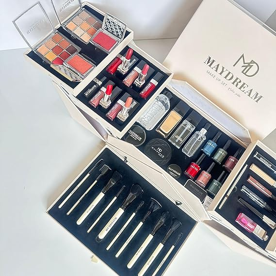 بوكس مكياج Mi Dream الكامل – أدوات تجميل متعددة وسهلة الاستخدام