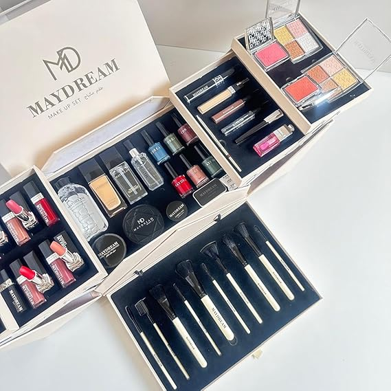 بوكس مكياج Mi Dream الكامل – أدوات تجميل متعددة وسهلة الاستخدام